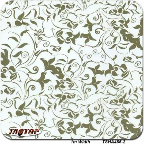 1m 50Sq TSHA465-2 Flower Liquid image Film Water Printing Film Water Transfer Printing Film