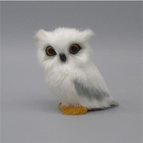 1pcs Emulation owl woolen toy Christmas gift home decorating childs gift