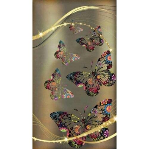 100% spuare&round DIY 5D Diamond Mosaic butterfly Handmade Diamond Painting Cross Stitch Kits Diamond christmas Embroidery