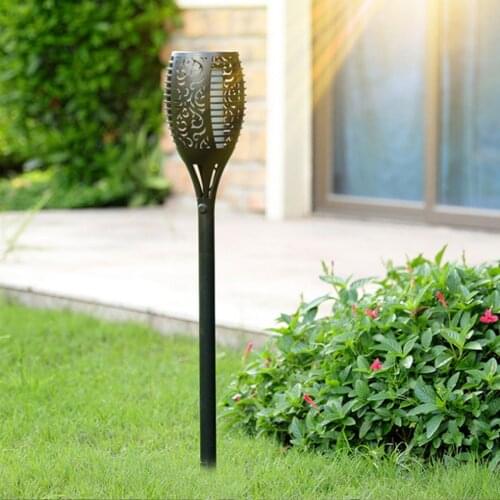 12LED 33LED Solar Flame Torch Light Flickering Waterproof Garden Decor Landscape Lawn Lamp Path Lighting Torch Outdoor Light