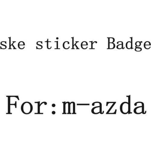 2- 20pcs 14mm Car Key Emblem Sticker Aluminium Logo For M-azda Atenza Axela Speed Demio CX30 CX3 CX7 MX5 CX4 CX5 CX9 Accessories