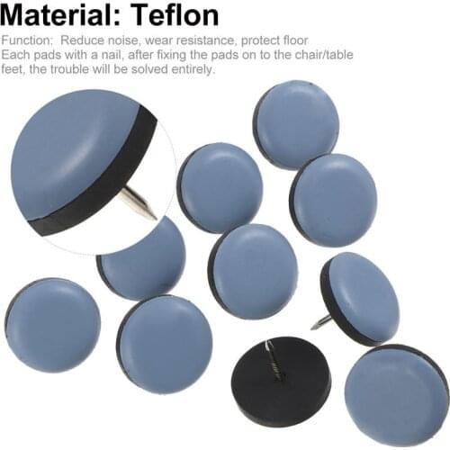 20pcs Furniture Leg Bottom Feet Chair Table Furniture Leg Bottom Feet Glides Pad Non-Skid Floor Furniture Tacks Furniture Supply