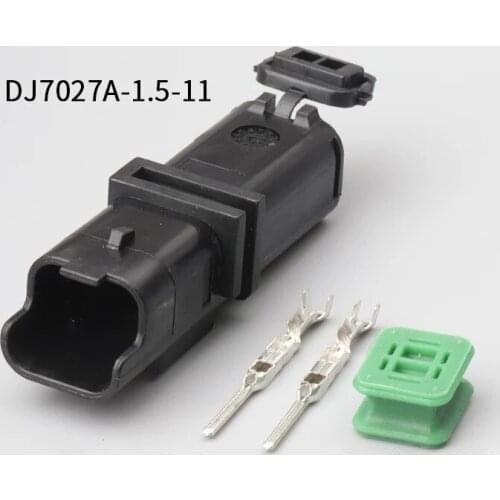 211PC0228008 500SET DJ7027A-1.5-11 1.5mm 2Pin AMP Car Electrical Wire Connectors for VW,BMW,Honda,Toyota,NISSAN AND other models