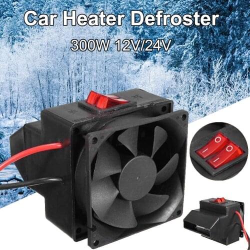 80% Hot Sell 12V/24V 300W Winter Car Electric Heater Heating Fan Window Defroster Demister