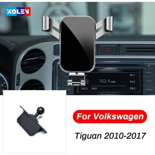 For Volkswagen Tiguan 2010-2017 Car Mobile Phone Holder Smart phone Car GPS Air Vent Outlet Bracket Snap-type Navigation Stand