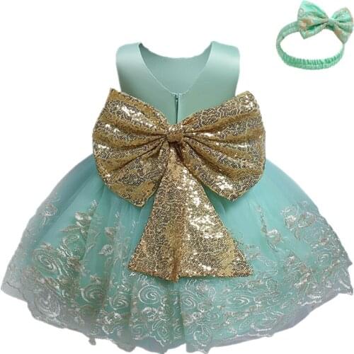 Childrens Clothing Girls Tutu Dress Wedding Party Flower Girls Elegant Dresses Baby Girls Christmas Prom Ball Gown Kid Clothes