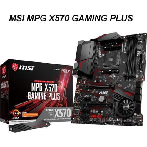 For MSI MPG X570 GAMING EDGE WIFI Gaming Motherboard AMD AM4 SATA 6Gb/s M.2 USB 3.2 Gen 2 HDMI ATX