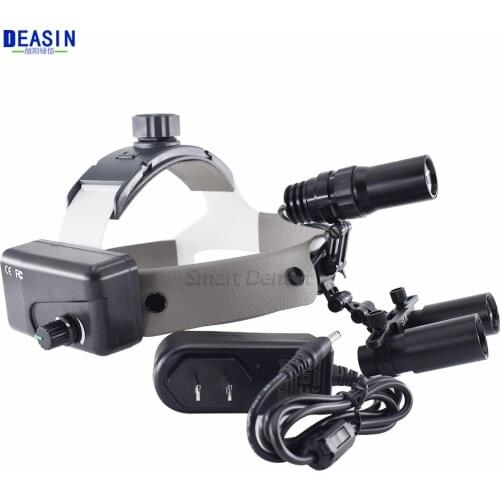 Economical LED Head lamp ENT Surgical Lamp LED 3W Headlight With 6x Loupes dentistry equipments surgical loupes Dentistry