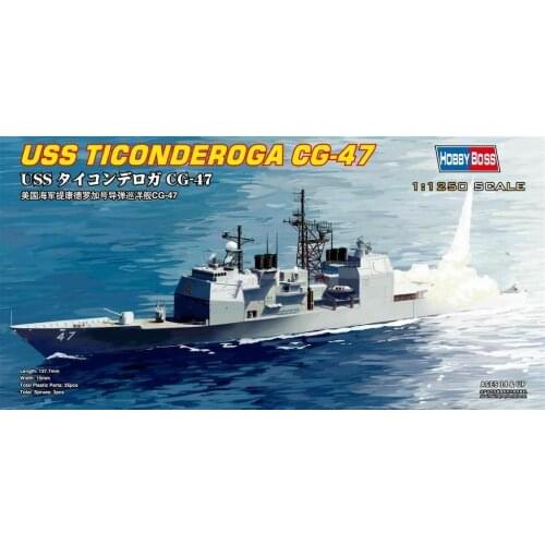 Hobbyboss 1:1250 Scale Uss Ticonderoga CG-47 model kit 82501