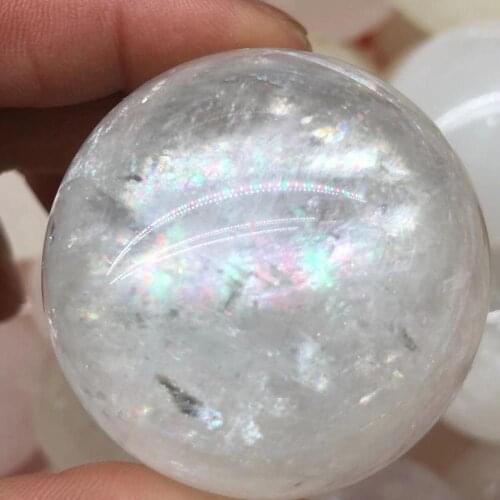 40mm Natural colored ice state stone crystal ball, crystal ball