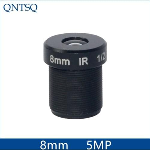 5MP cctv camera lens8mm Fixed Iris lens, 1/2.5" M12x0.5 Mount Fixed F2.0 for Security Camera, MTV-8MM(5MP)