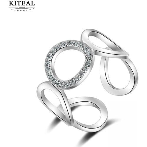KITEAL Rings With Cubic Zirkonia For Women