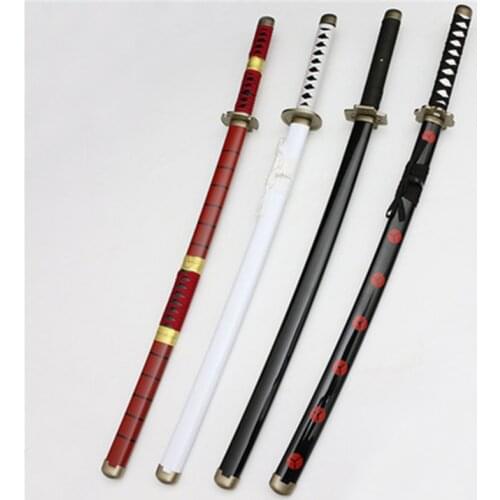 Cosplay Roronoa Zoro Three-knife Ghost Cut Ver Xue Zou Katana Sword Role Playing Sauron Sandai Kitetsu 104cm Superb Wood Prop