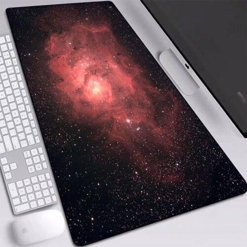 Mouse Pad Sky Sun Moon HD Pattern Natural Rubber Gaming Mouse-Pad Game Accessories Desk Mat PC Laptop Mice Pad Precision Hemming