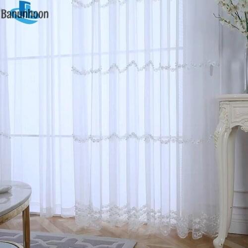 Special Offer Sale Cortinas Dormitorio Cortina European-style Palace Circle Tulle For Bedroom Living Room Screens Sheer