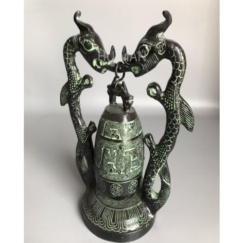 Can Collect China Copper Shuanglongzhong Metal Crafts Home Decoration
