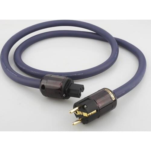 New HI-End FP-3TS762 OFC Power Cable with P-079E/C-079 EU Schuko Power cable