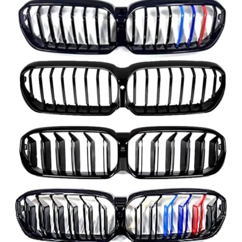 Suitable for BMW New 5 Series China Network 1234578 Series 6gtX1X3X4X5X6X7 modified carbon fiber black grille three-color