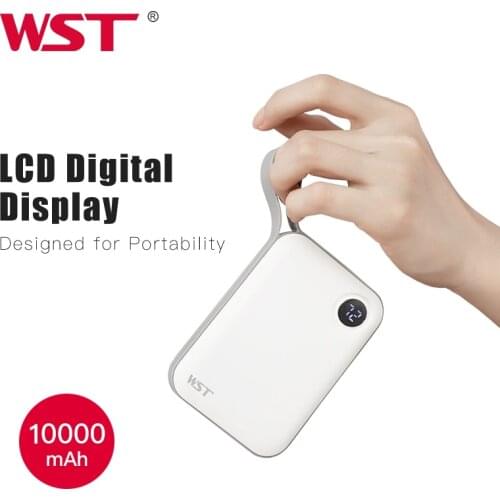 Power Bank 10000mah with LCD Digital Display Portable Phone Battery Charger Dual Output Portable Charging Power Bank