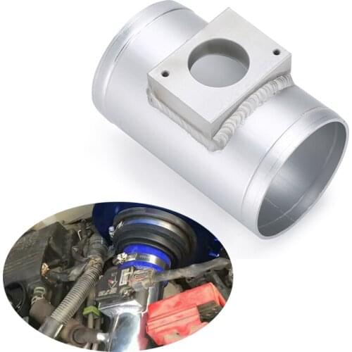 R-EP Air Flow Sensor Mount Fit For Mitsubishi ASX Lancer Outlander MAF Performance Air Intake Meter Adapter Tube 63mm 76mm