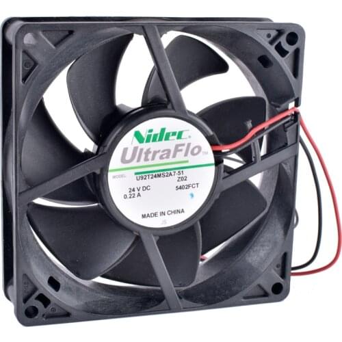 COOLING REVOLUTION U92T24MS2A7-51 9cm 90mm 92mm 9025 9225 24V 0.22A Two-wire double-ball bearing inverter IPC cooling fan