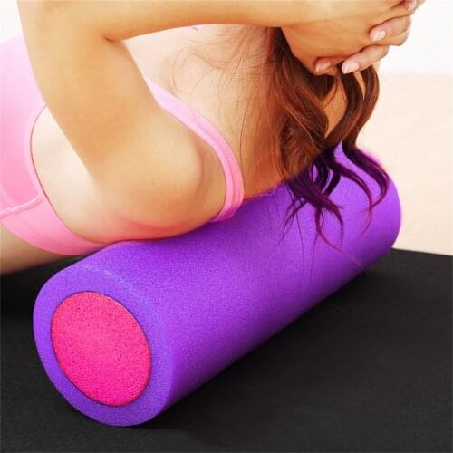 EPE Yoga Column Solid Yoga Foam Roller 30cm 45cm Pilates Massage Roller for Fitness Shaping Training and Muscle Relax THANKSLEE
