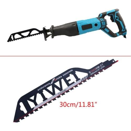 S1243HM Demolition Masonry Reciprocating Saw Blade for Cutting Brick Stone with Cemented Carbide Teeth Blades G8TB