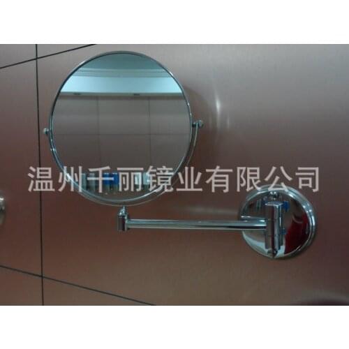 Folding factory direct supply wholesale wall mirror copper cosmetic mirror beauty mirror
