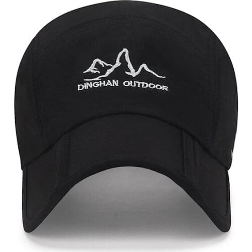 Outdoor Folding Portable Baseball Cap Quick Drying Dad Runing Hat Sun Classics Retro Trucker Cap for Men and Women
