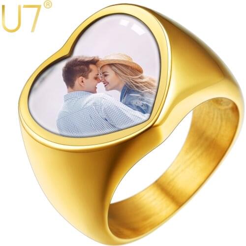 Персонализированные кольца U7 China At AliExpress