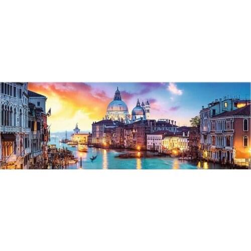 Venice Water City Diamond Painting Full Square Round Drill DIY Seaside city Sunset 5D Mosaic Embroidery Sale decor large DM2060