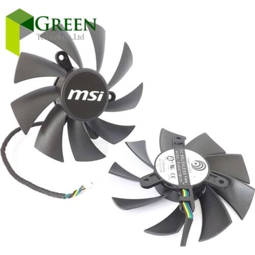 Power Logic PLA09215B12H 12V 0.55A 42mm Hole Pitch 87MM Fan For MSI N460GTX N560GTX 570 580GTX HD6870 Graphics Card fan blade