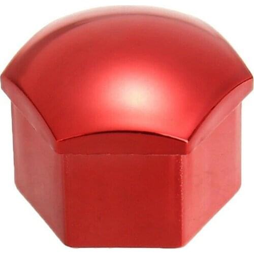 17mm 19mm Car Wheel Nut Cap Protection Covers 10/20pcs RED Wheel Nut Cap Bolt Covers For Vauxhall Bmw Mercedes Renault Universal