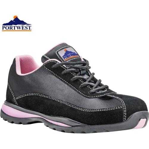 Portwest Ladies Safety Shoes Steel toecap Anti Heat Oil Puncture resistant steel midsole Footwear Women Protective shoes