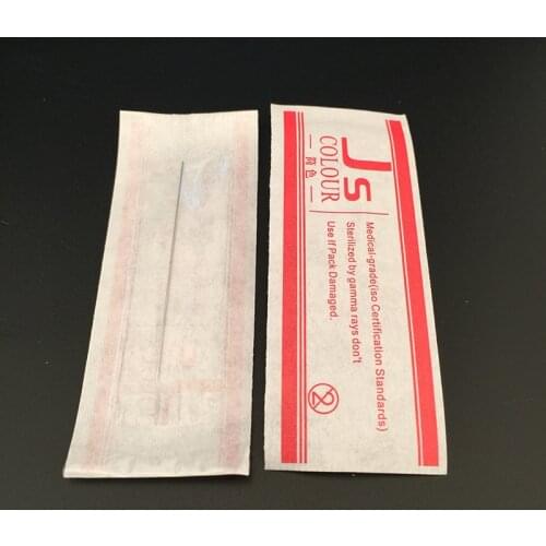 0.3*60MM Disposable Sterilized Professional Tattoo Needles 1RL For Tattoo Eyebrow Pen Machine Permanent Makeup Kit 20pcs -D0