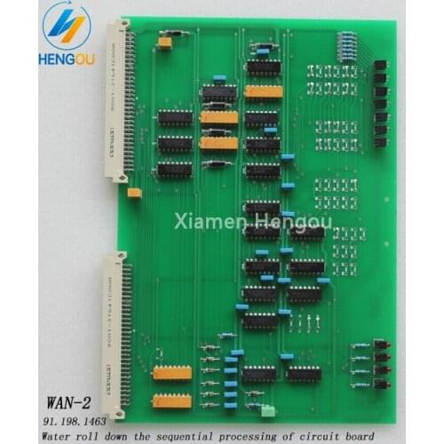 1 Piece Heidelberg Printing Machine Water Roller Motor Driver Board WAN-2 WAN Board 91.198.1463