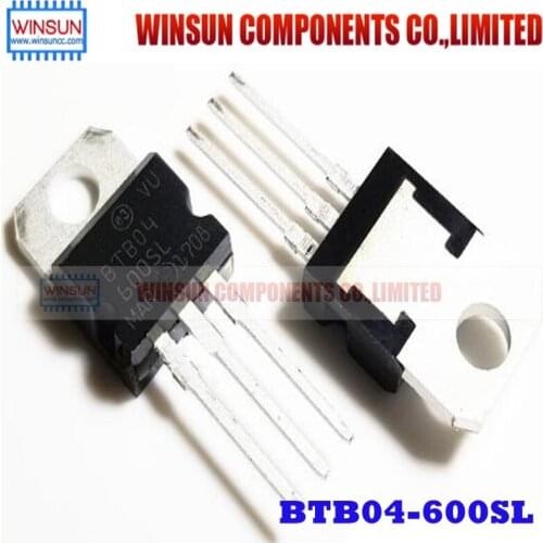 100PCS/LOT BTB04-600SL TO-220 BTB04-600 Brand New