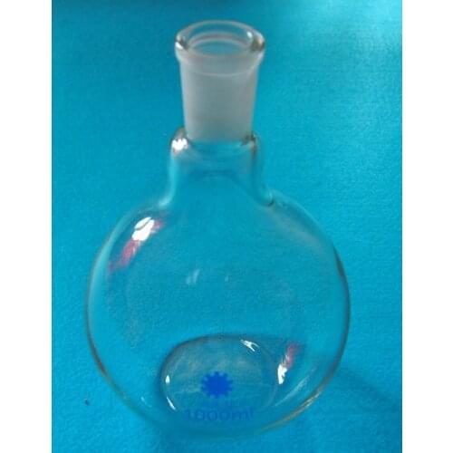 1000ml,1-Neck,24/40,Flat Bottom Glass Flask,Single Neck,1L,lab Boiling Vessel
