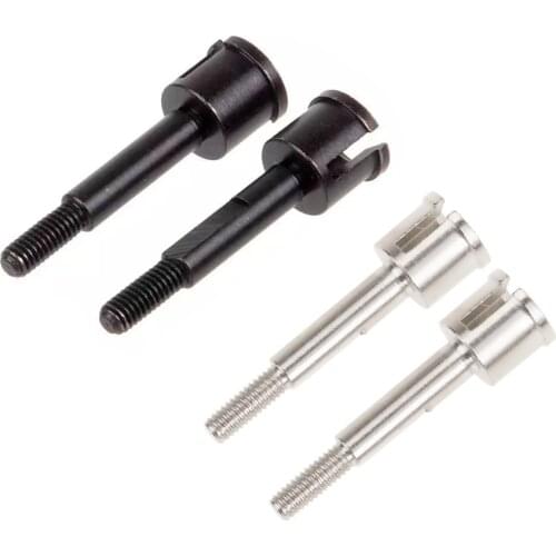 2PCS Wheel Stub Axle Shafts Adapter Drive Axle Cup 08064 15506 For 1/10 RC 4WD Off-Road Car Buggy Monster Bigfoot 94155 94188