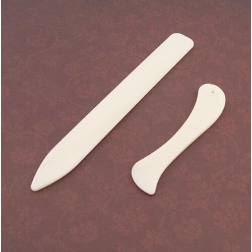 2pcs/lot Bone Folder Paper Creaser Set for DIY Scrapbooking Card Making Photo Album Projects Planners Craft