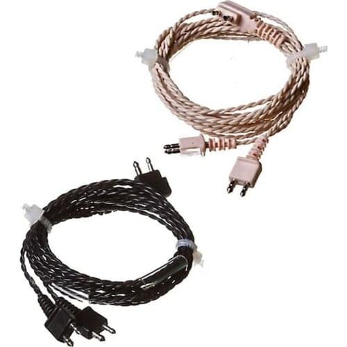 2pin Binaural Hearing Aid Cable Cord Pocket Body AIDS Cable Wire