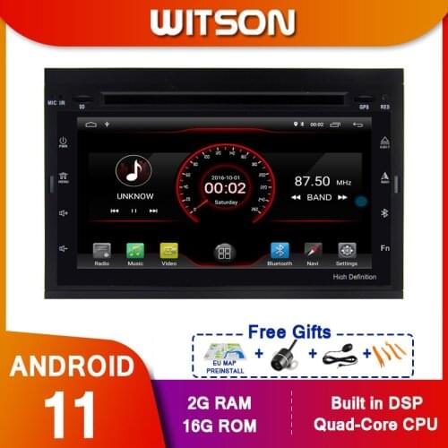 WITSON MTK Android 11 Car Dvd GPS For PEUGEOT 307/207 Multimedia GPS car navigation