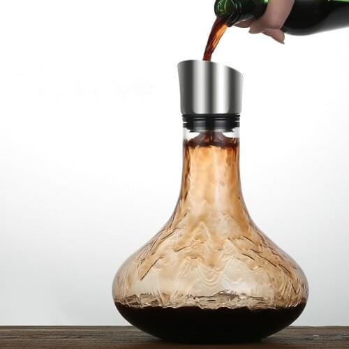 Lead-free crystal glass red wine wake-up wine household wine split wine personality wine jug set European style