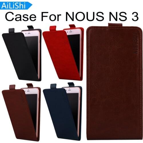 AiLiShi For NOUS NS 3 Case Top Quality Protective Cover Skin Luxury PU Leather Case Up And Down Flip Hot Sale With Card Slot