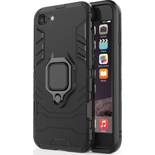 For Apple iPhone SE 2020 Case Luxury Ring Back Cover Stand Armor Shockproof Case For iPhone SE 2020 Full Protective Phone Cases