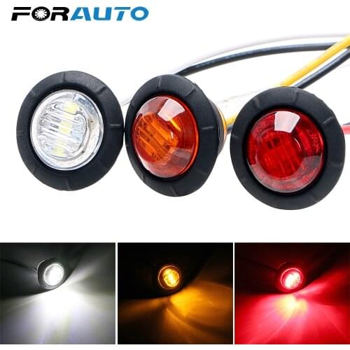 2Pcs/set Car Tail Lights Trucks Clearance Lights Signal Lamp Universal Car-styling LED Side Marker Lights