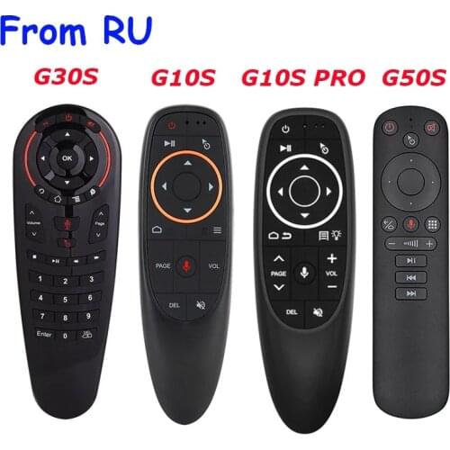 G10S G30S Voice Remote Control G10S PRO G50S 2.4G Wireless Air Mouse Gyroscope IR Learning for X96 MAX+ smart Android tv box