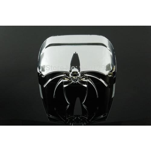 Chrome Motorcycle Spider Rear Taillight Cover for Harley Dyna Electra Glide Road King FLHR