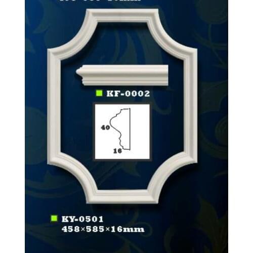 PU polyurethane moulding frame ceiling wall decoration