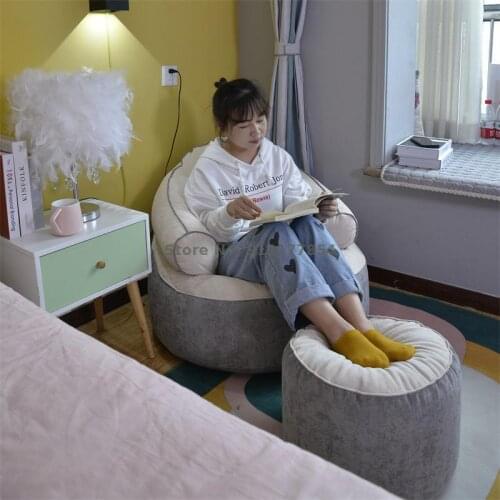 Lazy Sofa Bean Bag Tatami Small Apartment Single Bedroom Chair Balcony Leisure Seat Recliner